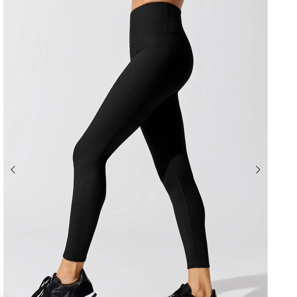 Carbon 38 Ribbed Regular Rose 7/8 Legging